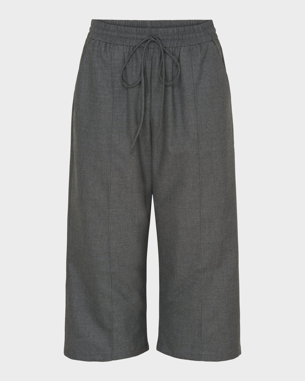 Wide Leg 3/4 Suit Pant image 1