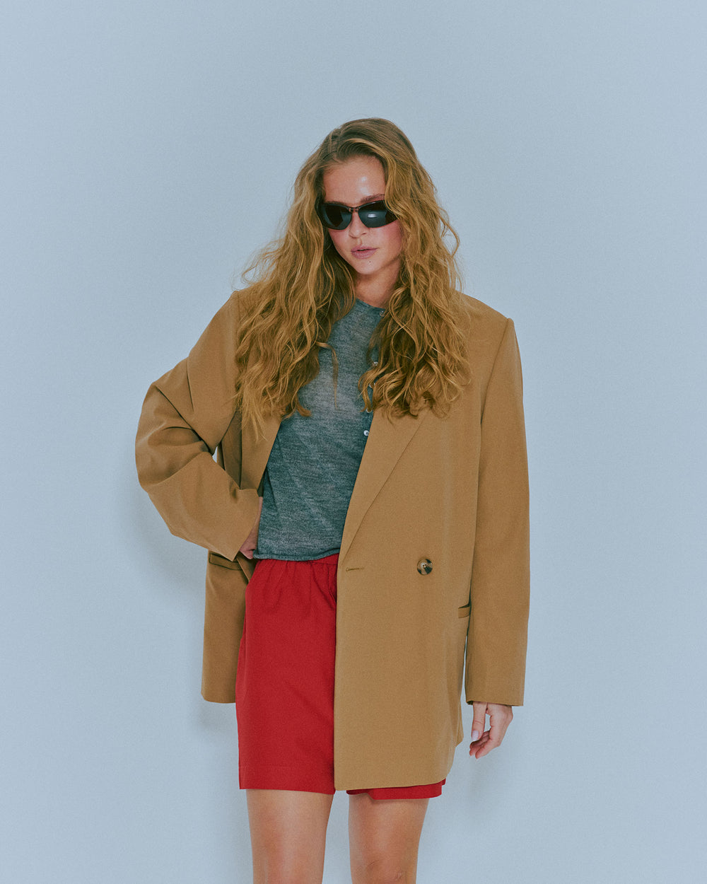 Double Breasted Loosefit Blazer