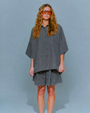 Pleated Wide Shorts