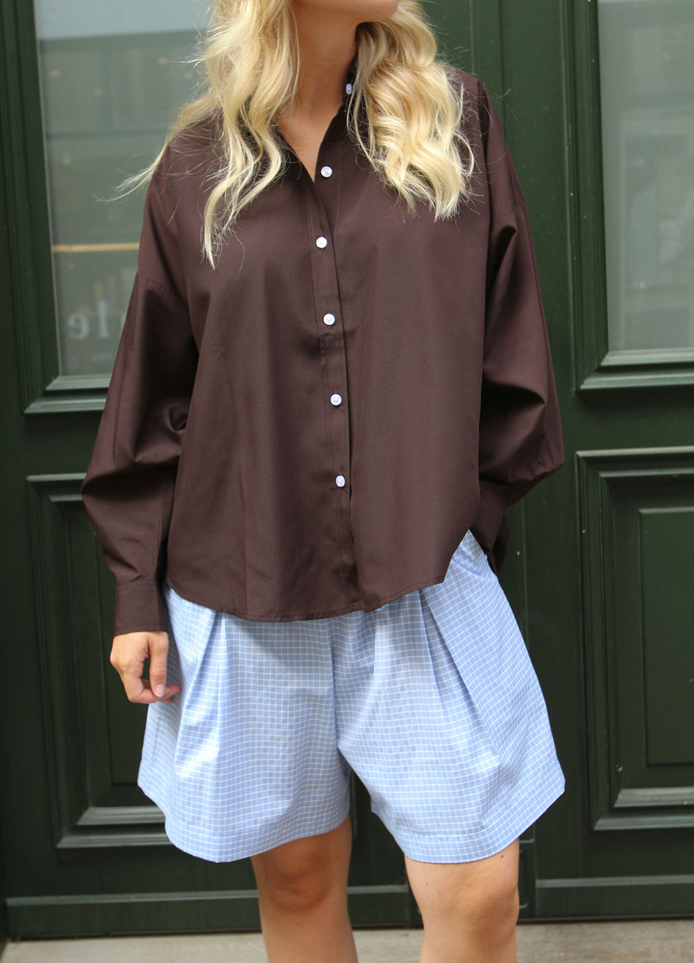 Pleated Wide Shorts