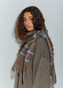 Wool Check Scarf