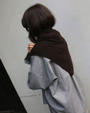 Wool Mix Triangle Scarf
