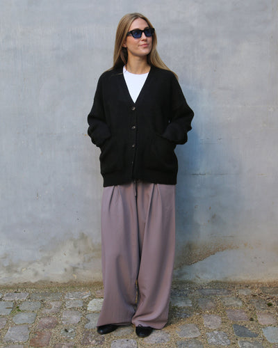 V-Neck Oversized Cardigan