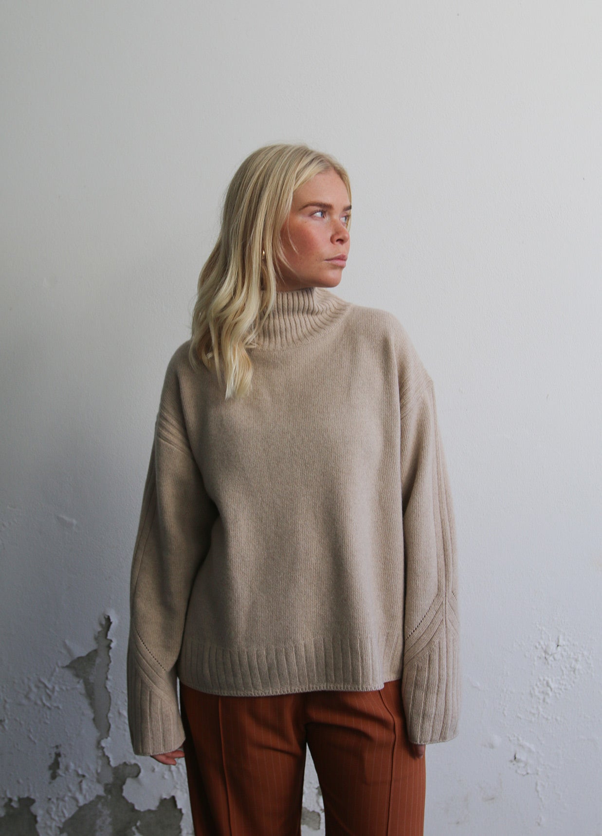 High Neck Knit