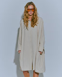 Wide Cuff LS Shirt Dress