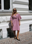 SS Crossover V-Neck Dress