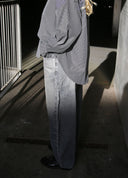Curved Denim Pants