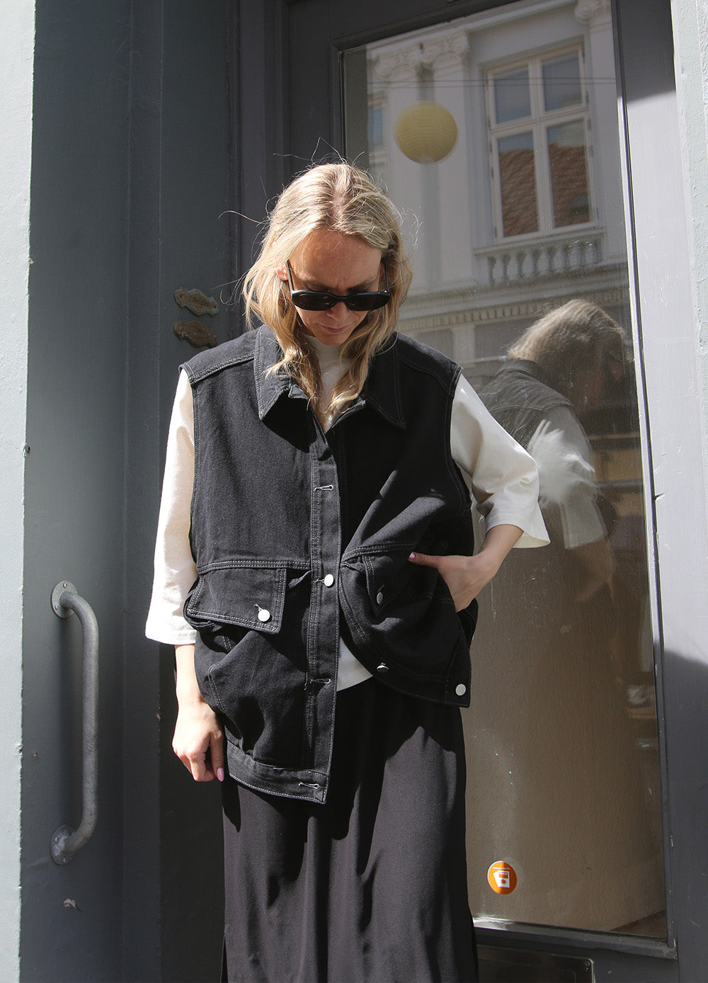Denim Vest image 3