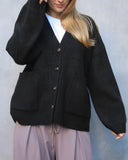 V-Neck Oversized Cardigan