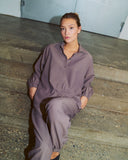 Elastic Cuff Wool Shirt