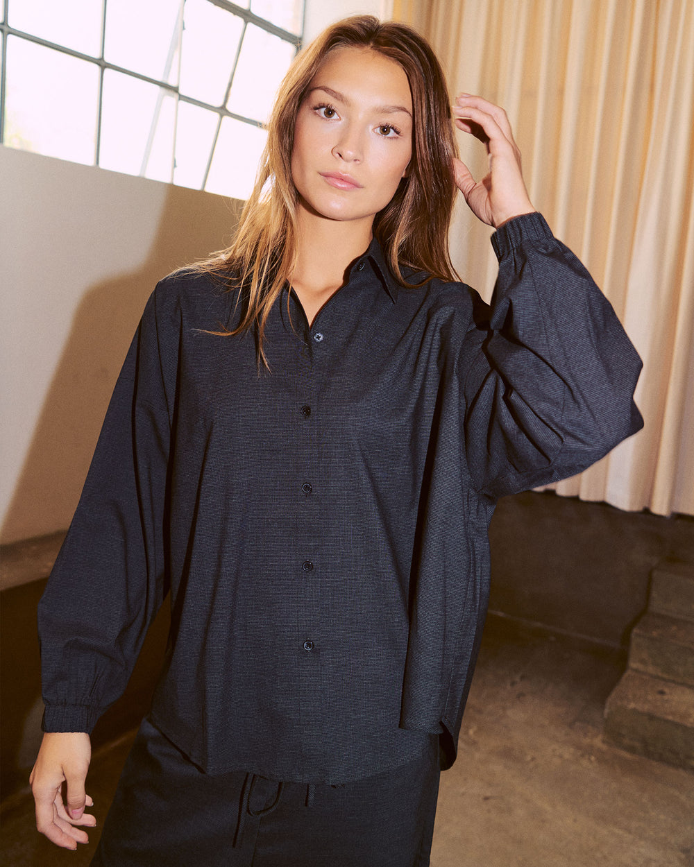 Elastic Cuff Shirt