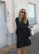 Wide Cuff LS Shirt Dress