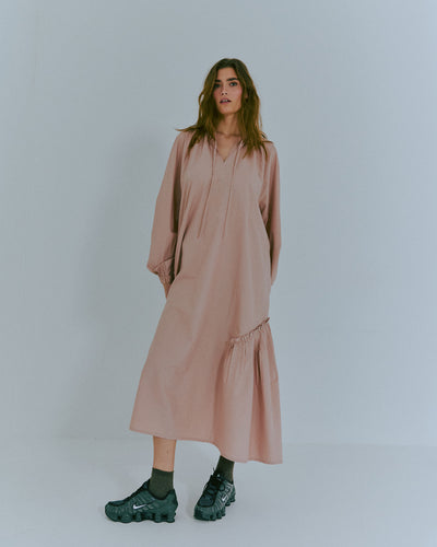 Frill Detail Long Dress