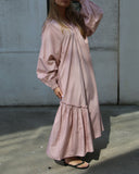 Frill Detail Long Dress