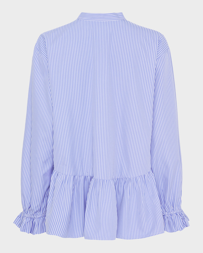 Frill Sleeve Peplum Shirt image 4