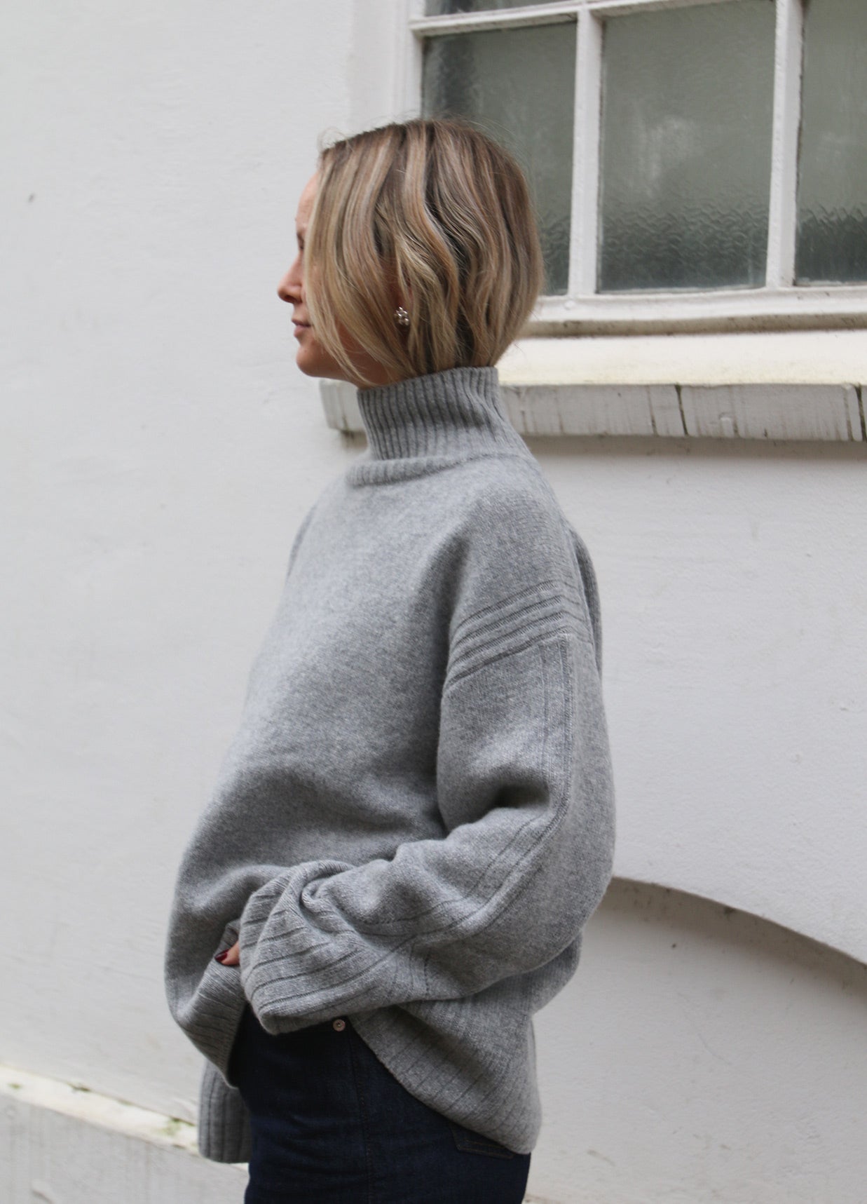 High Neck Knit