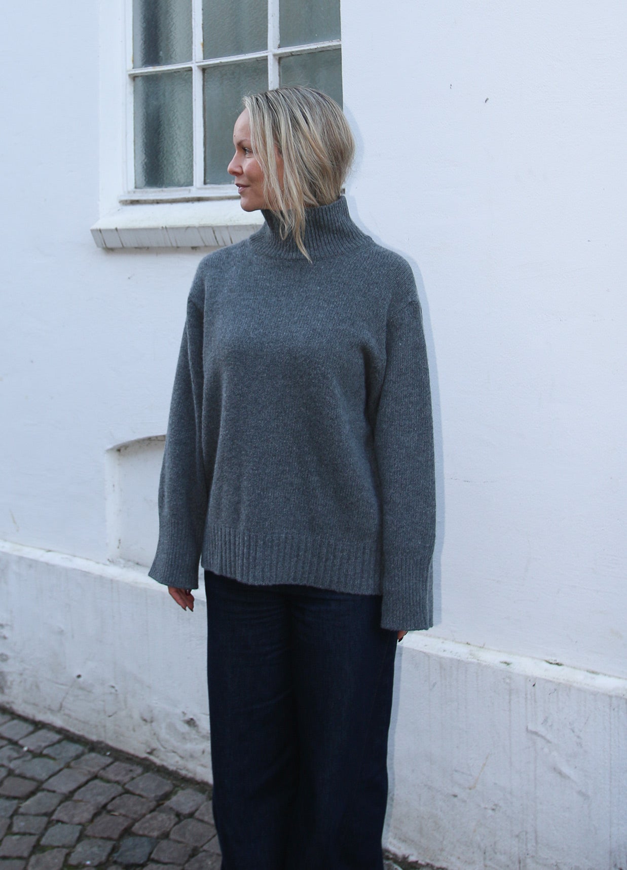 High Neck Knit