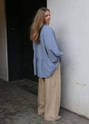 Oversized O-Neck Top