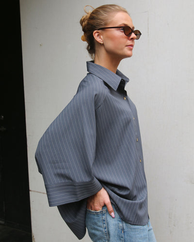 Wide Cuff SS Shirt