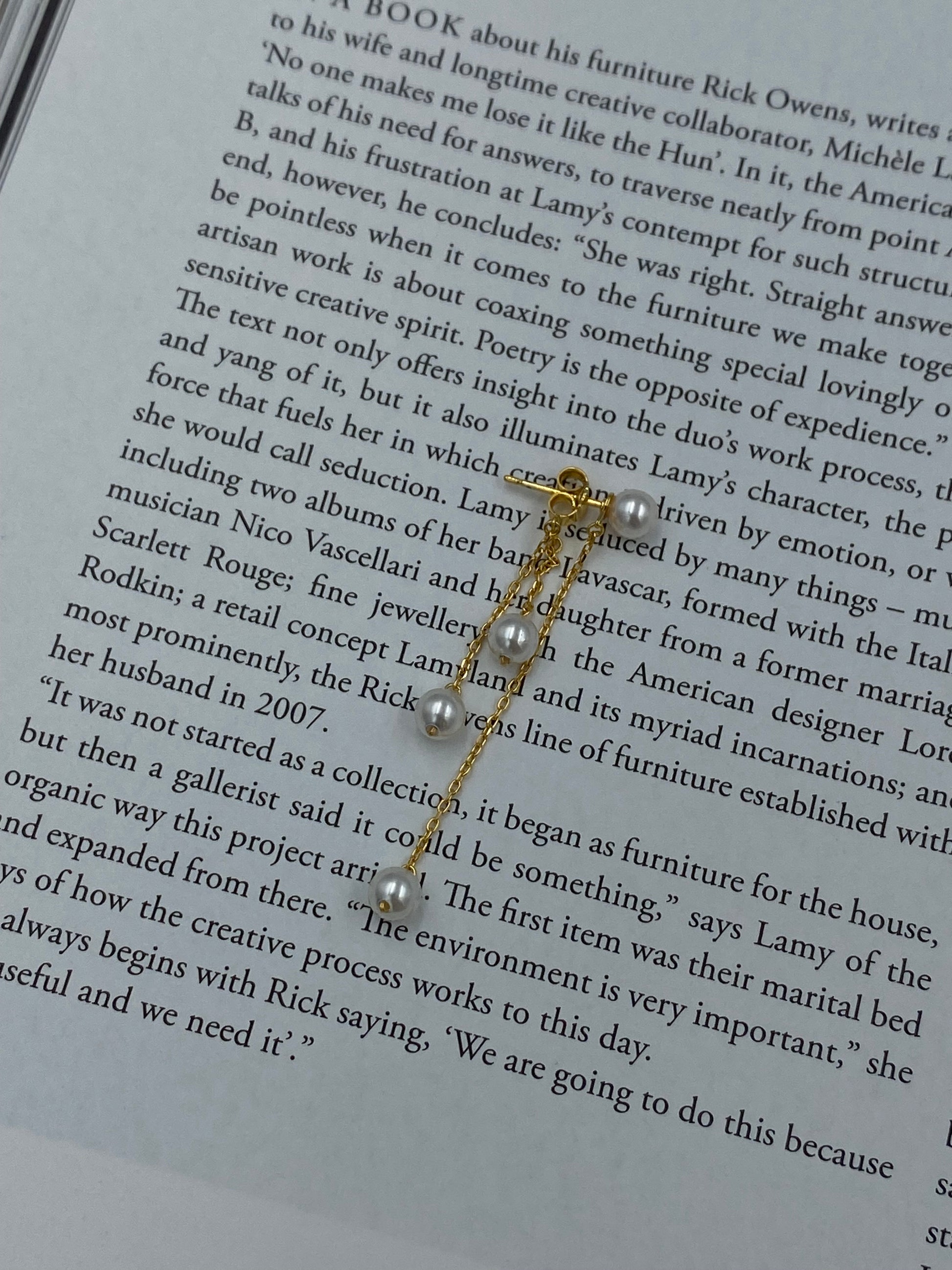 Pearl Tassel Earring