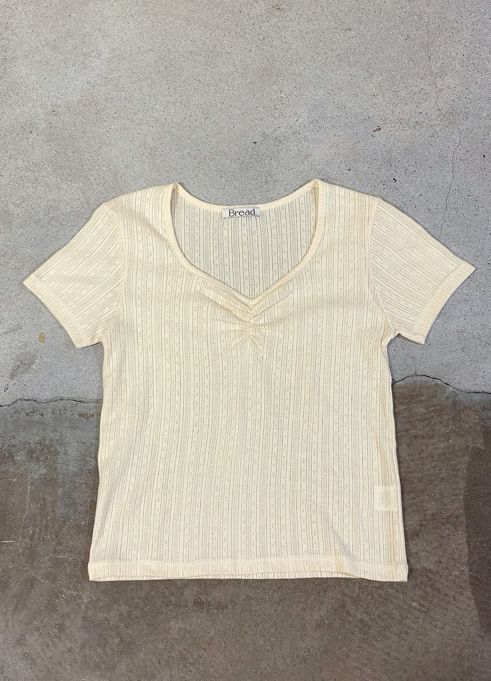 Pointelle Wrinkle Tee image 1