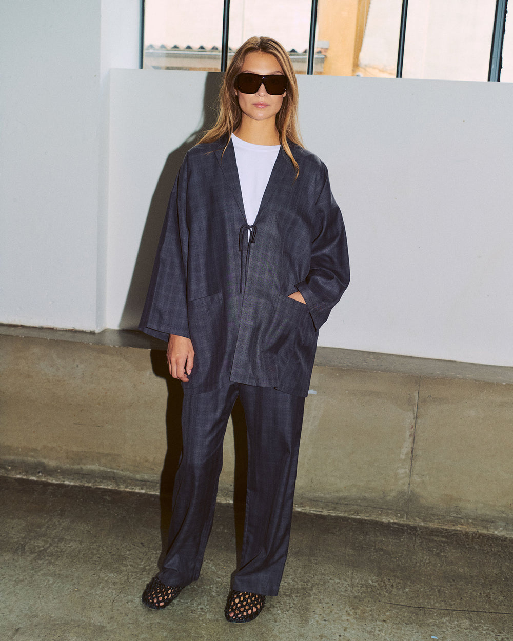PJ Collar Kimono