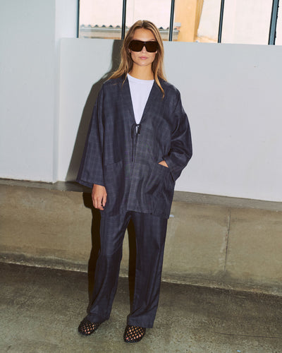 PJ Collar Kimono