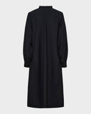 Long Ruffle Wrap Dress