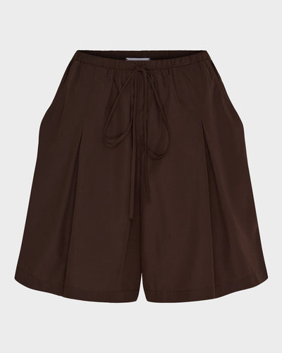 Pleated Wide Shorts