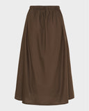 Long Button Skirt
