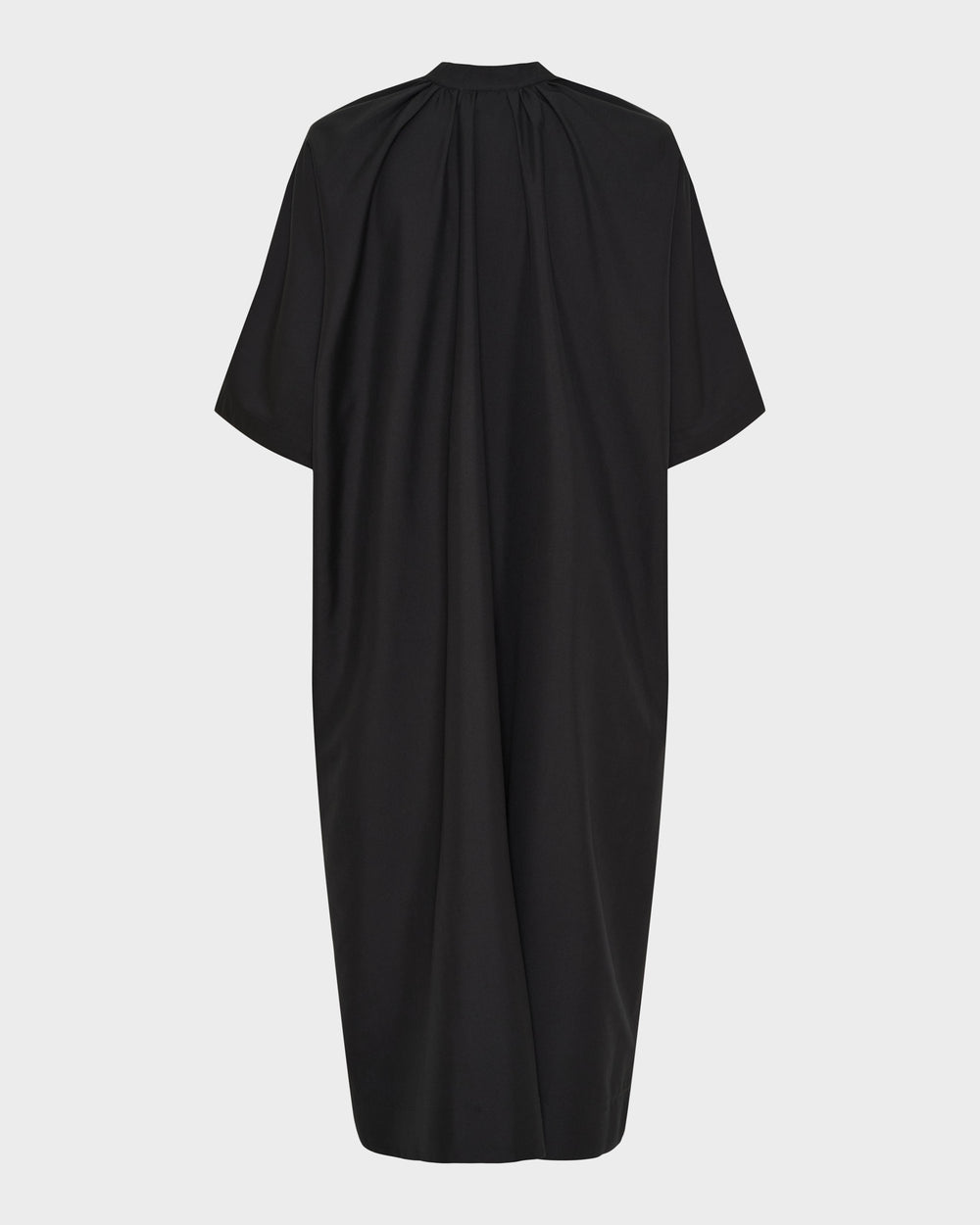 Wrinkle O-Neck Dress image 3