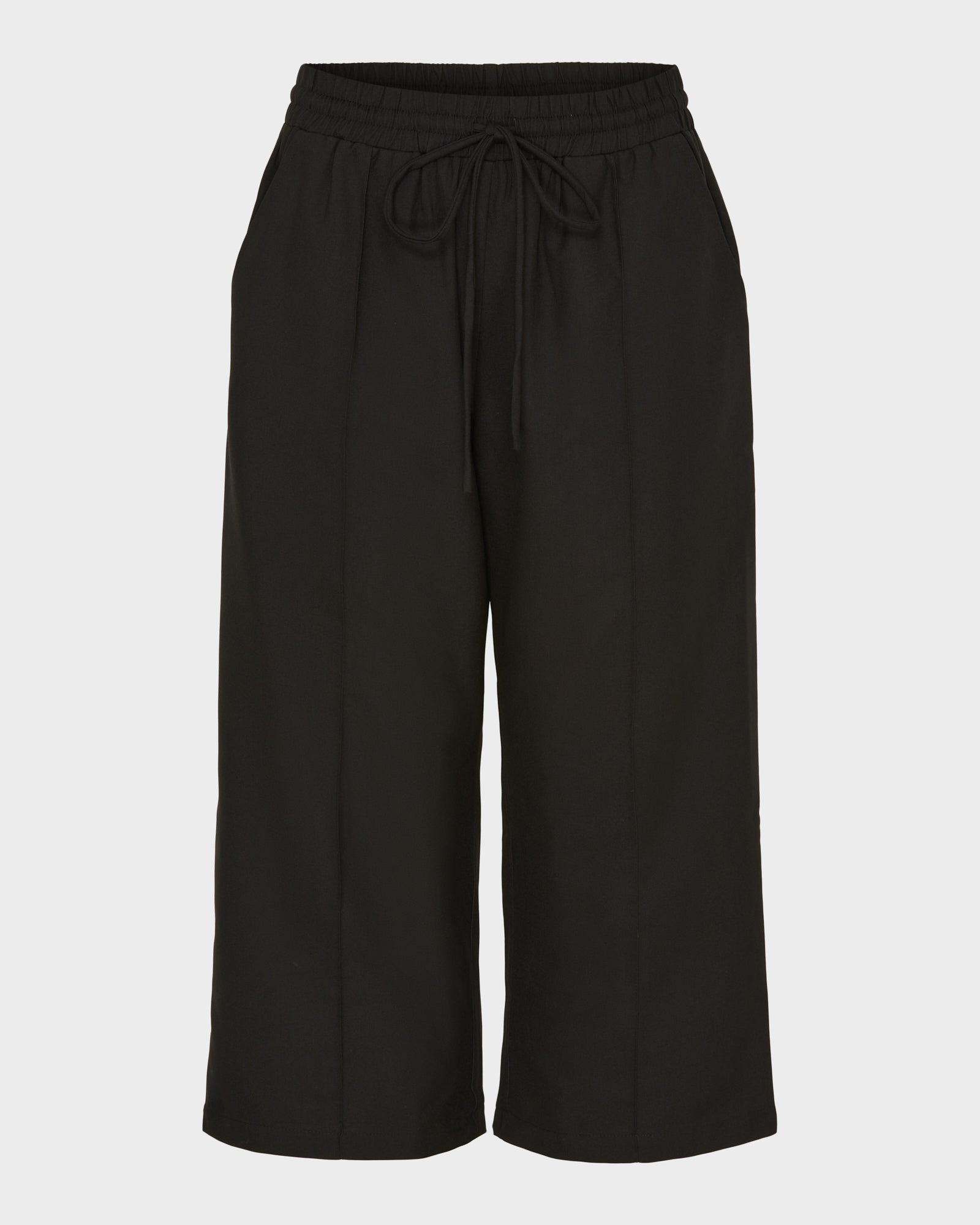 Wide Leg 3/4 Suit Pant