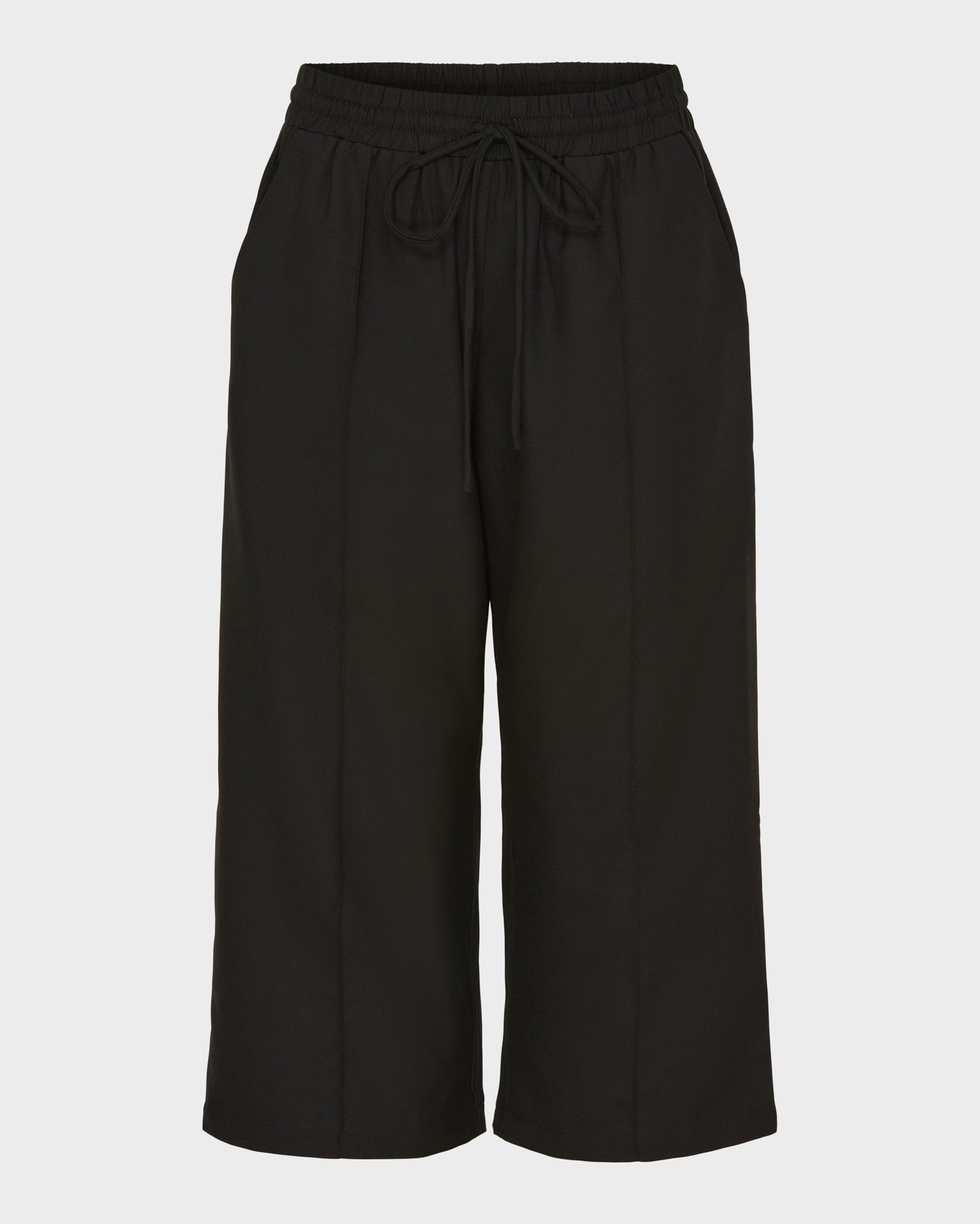 Wide Leg 3/4 Suit Pant