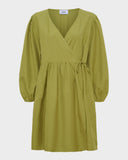 Oversized Short Wrap Dress
