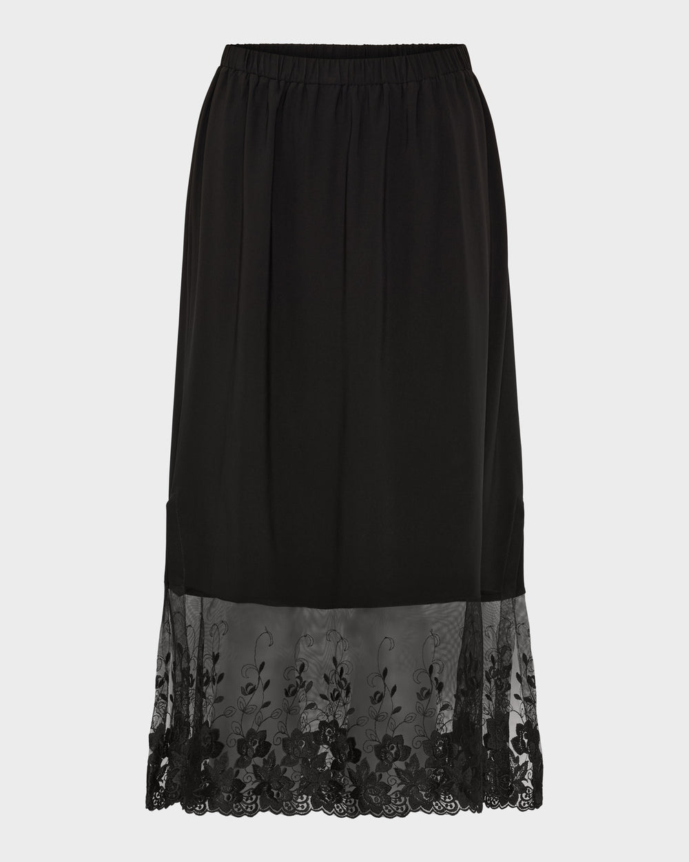 Slit Silk Skirt image 1