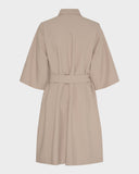 Belted Wide Sleeve Dress