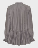 Frill Sleeve Peplum Shirt