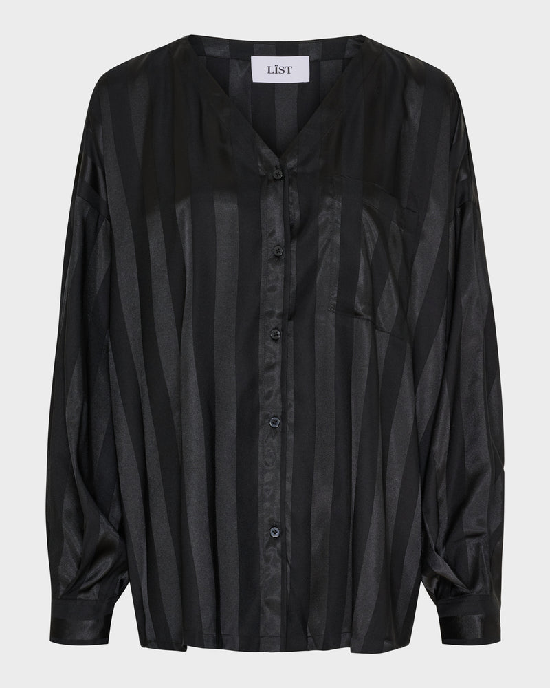 V-Neck Silk Shirt image 1