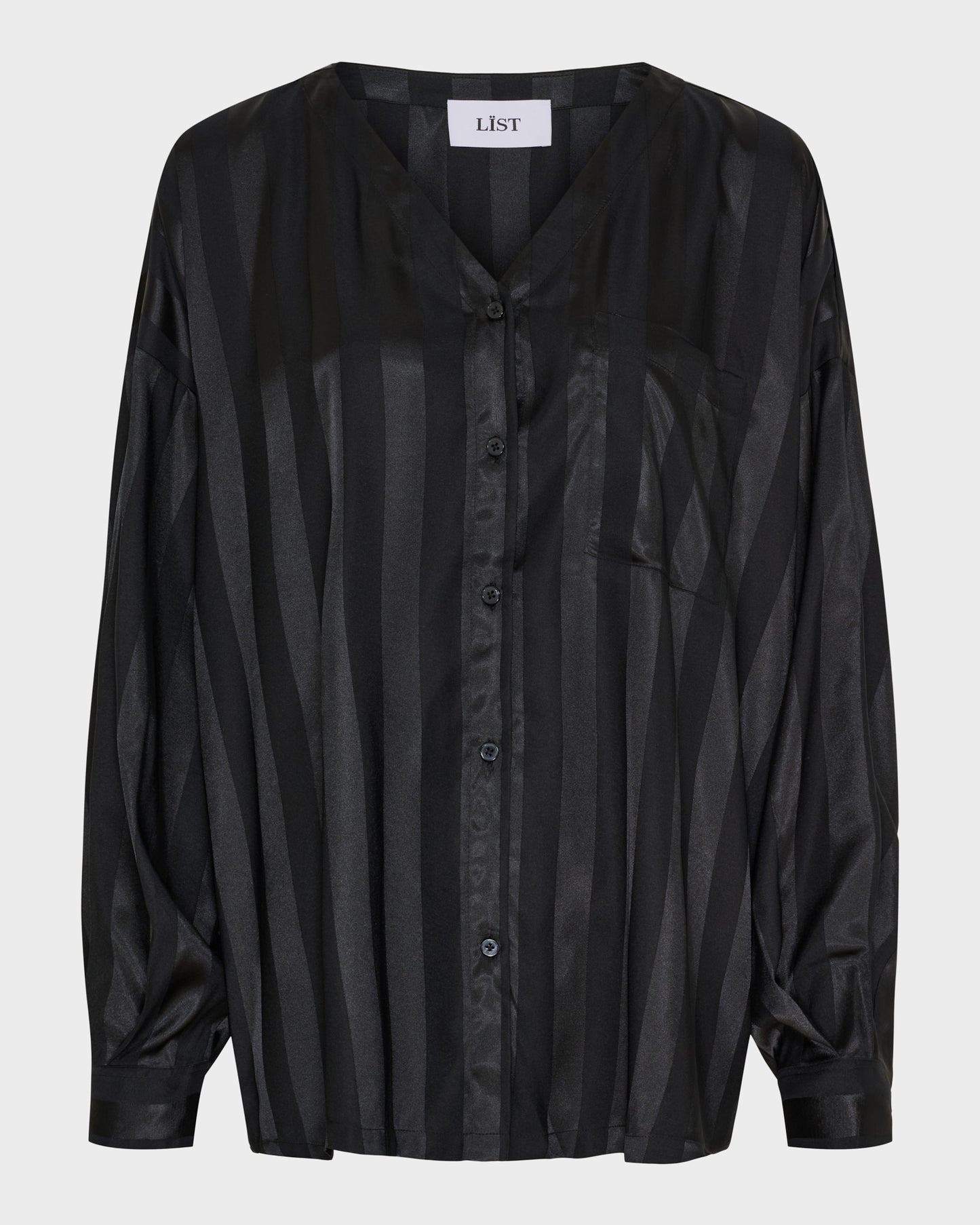 V-Neck Silk Shirt