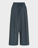 Pleated Wide Leg Pant