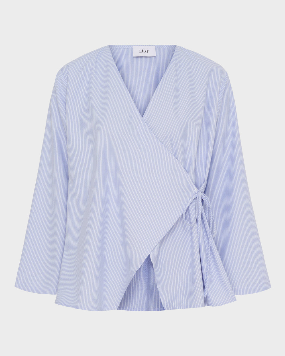 Flared Sleeve Wrap Top image 1