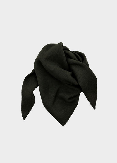 Wool Mix Triangle Scarf