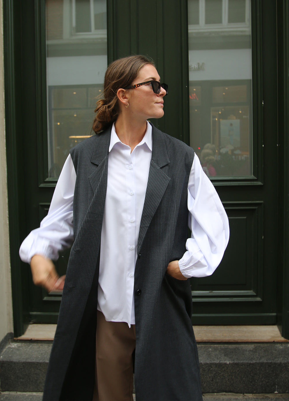 Long Blazer vest image 5