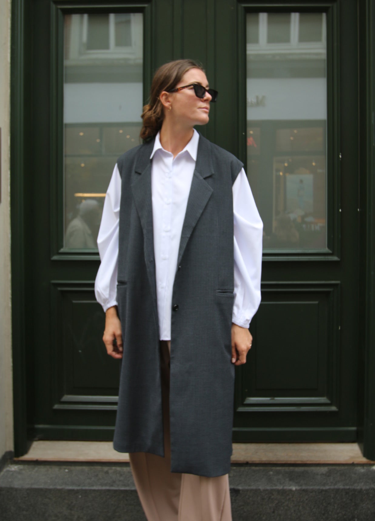 Long Blazer vest