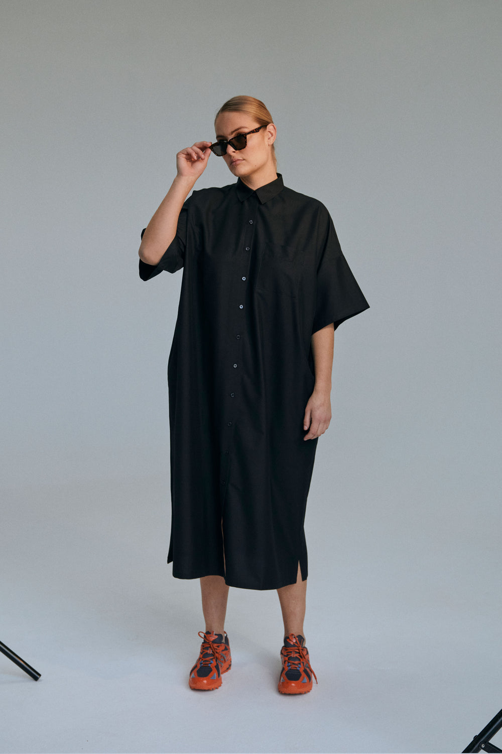 Long SS Shirt Dress image 2