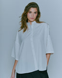 Oversized Mandarin Shirt