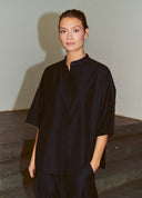 Oversized Mandarin Shirt