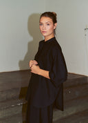 Oversized Mandarin Shirt