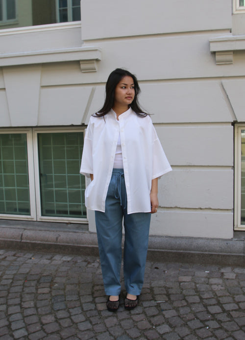 Oversized Mandarin Shirt