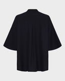 Oversized Mandarin Shirt